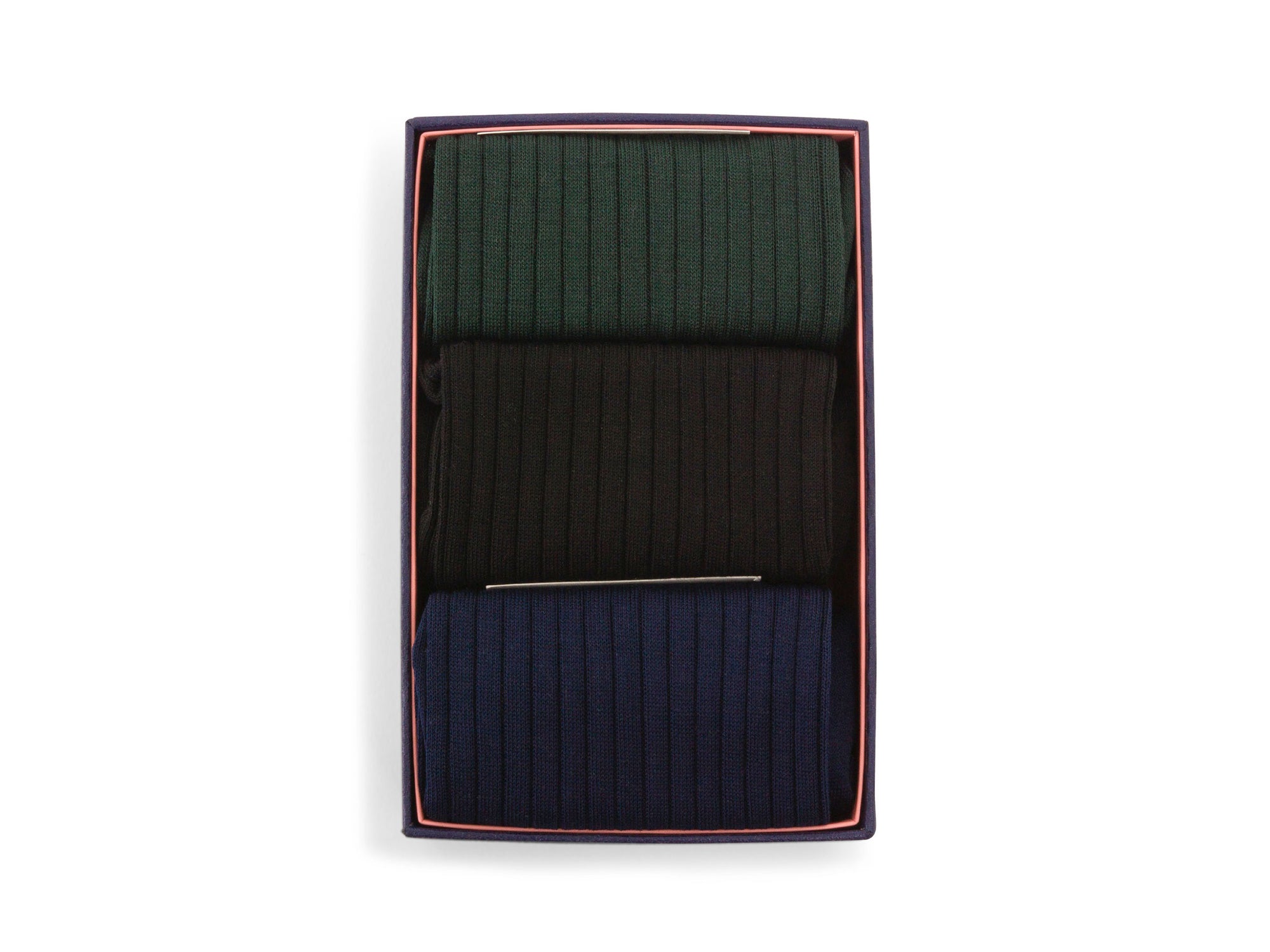 Louis 3 pair Box Set - Black, Navy & Green