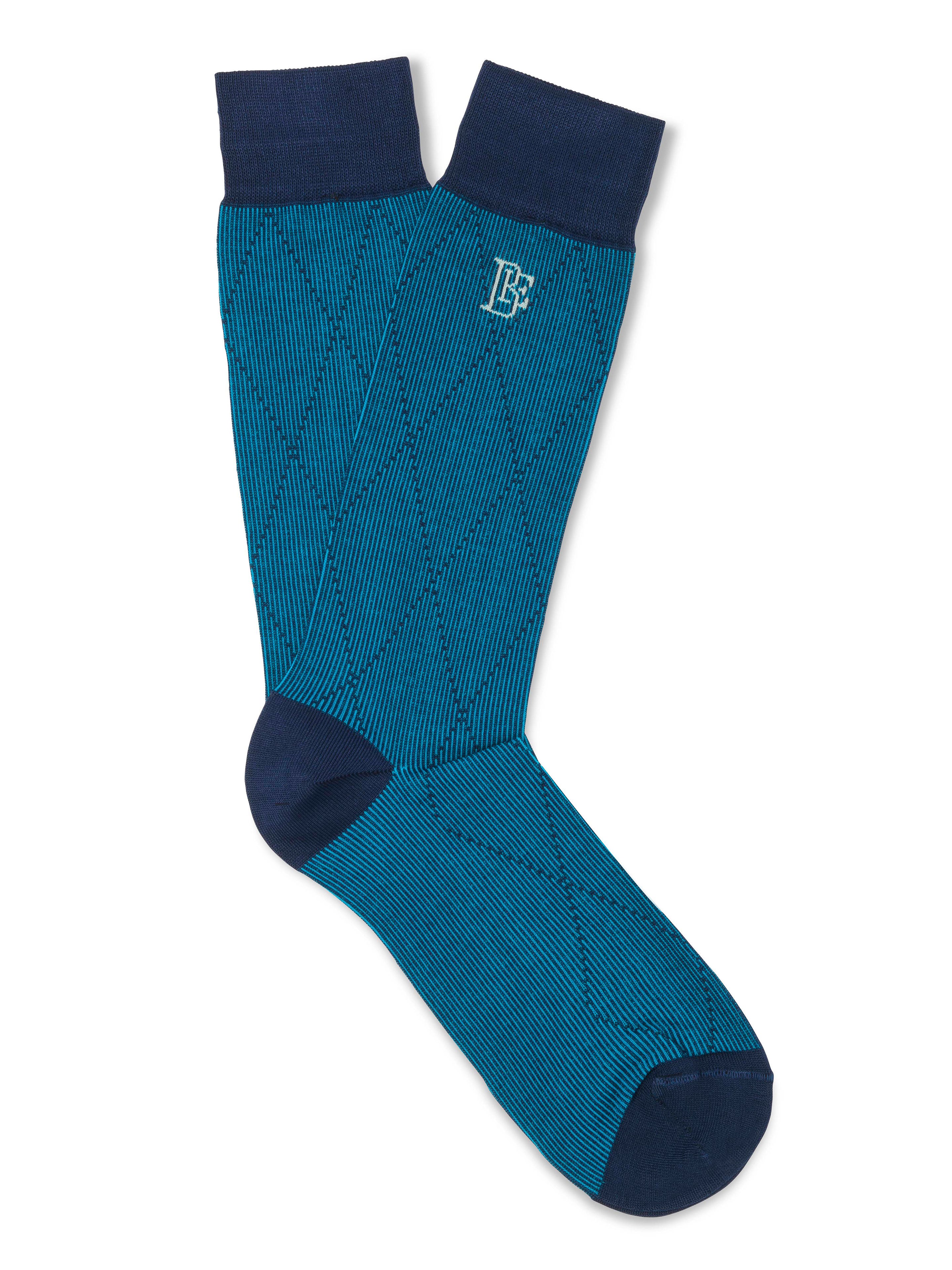 Men's Fancy Dancers Eggshell Blue Sockamoccs
